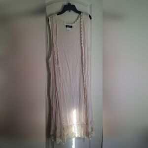 Sassybling Lace Trim Lightweigth Kimono L  Cruise BEACH RESORT WEAR FAIRY 21